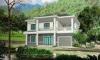 Prefabricated Rural Villa With Light Steel Frame , Quick Assemble Prefab Modular Housing