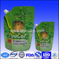 top quality printed pouch with spout