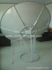 C Band 240cm Prime Focus Dish Antenna