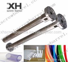 Fiber screw barrel for extruding