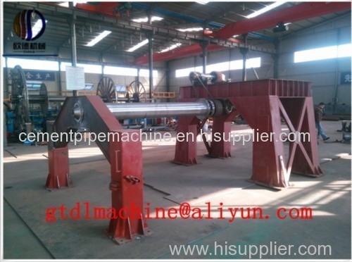 Cement Pipe Making Machine of Roller Suspension