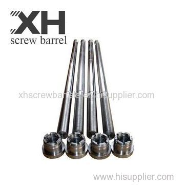Screw barrels assemblies for injection and extruder machines