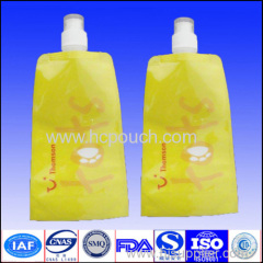 spout pouch for liquid packaging