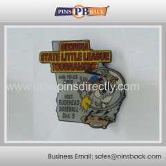 Custom metal Baseball trading lapel pin