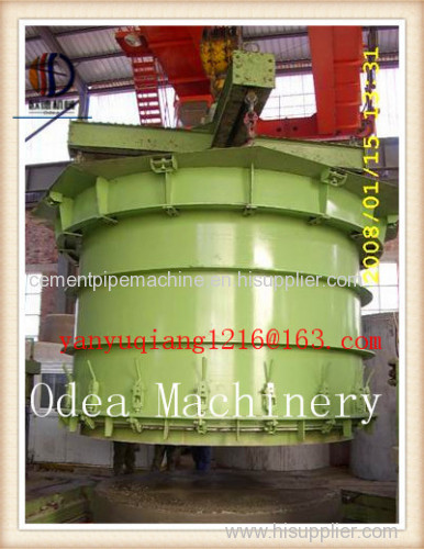 Vertical Vibration Casting Cement Pipes Making Machine