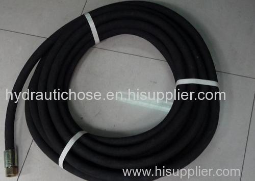 high pressure wire braided rubber hoses 4SP