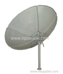 c band 150cm satellite dish antenna with holes