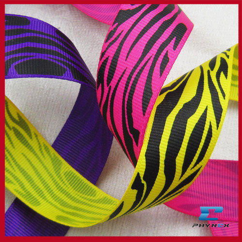 soft printed moire ribbon