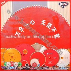 Diamond saw blades, segmented, continuous, turbo