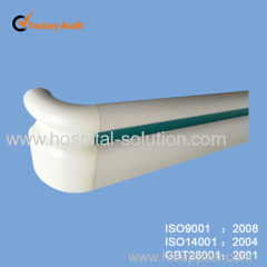 Hospital aluminum wall guard PVC handrails