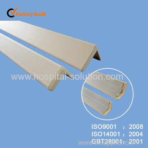 Hospital PVC Handrail Wall protection Rubber Corner Guard