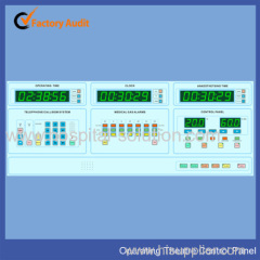 Operating Theatre Panel for gas supply control system