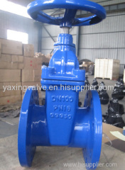 cast iron flanged water gate valve