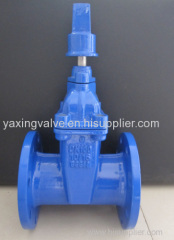 Non-rising stem resilient seated gate valve