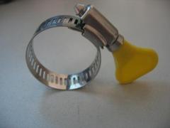 American Type Hose Clamp with plastic handle