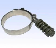 T spring type hose clamp