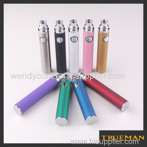 Trueman new evod battery 650mah/900mah/1100mah variable voltage 9 color