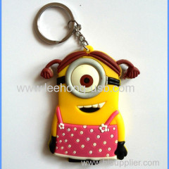 soft pvc cartoon keychain