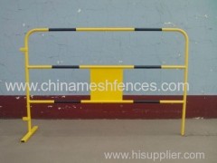 Light Blue Powder Coated TP barriers/Police Crowd Control