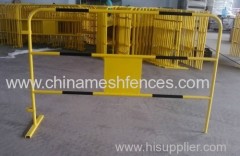 Light Blue Powder Coated TP barriers/Police Crowd Control