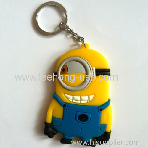 More for your selection PVC Minion design kechain