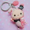 soft pvc rubber cartoon keychain with ring