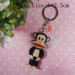 3d cute pvc keychain