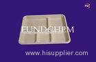 Wheat Straw Biodegradable Dinnerware America Tray For School Canteen