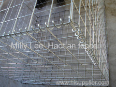 Hot dipped galvanized welded gabion fence Factory Price and High Quality Welded gabion Cage for Stone