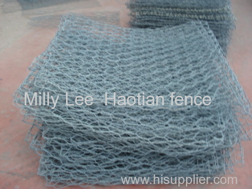 galfan stome walls basket High strength hexagonal gabion wire mesh gabion wire netting