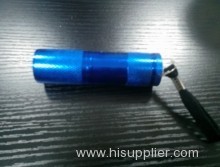 Hot selling 9 Led aluminium led mini flashlight for promotion