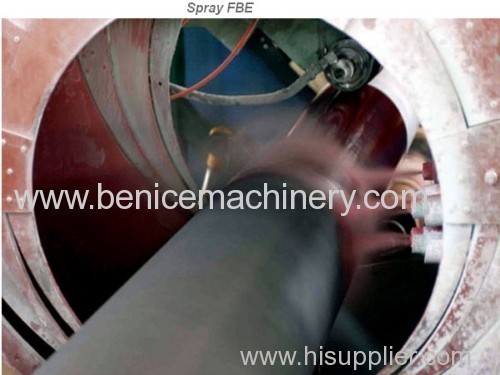 3PE anti corrosion pipe production line