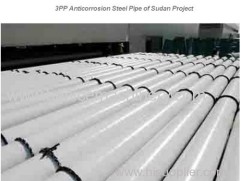 China 3PE anti corrosion pipe equipment