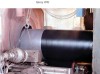 Powder spraying machine for anti corrosion pipe machine