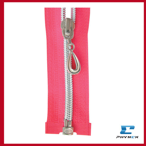 No.5 Nylon Zipper O/E A/L Silver Slider