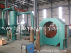 Powder spraying machine for anti corrosion pipe machine