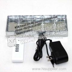 XF 5 rows poker tray infrared camera|poker cheat|poker scanner|transparent chip tray