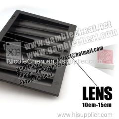 XF 5 rows poker tray infrared camera|poker cheat|poker scanner|transparent chip tray