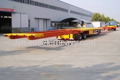 extendable flat bed trailer