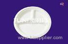 9 Inch Three Spaces Food Plate / PLA Eco Friendly Dinner Plates