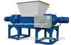 Automatic Pe Plastic Crusher Machine Of Double Shaft Shredder , Siemens PLC control
