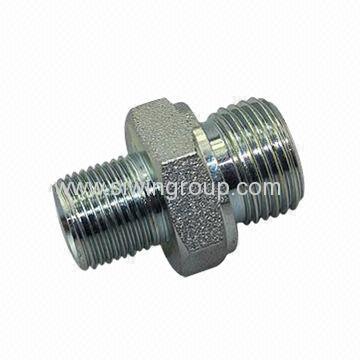 BSP Male Double Used for 60 Degree Cone Seat or Bonded Seal and NPT Fitting 90 Degrees NPT Female/BSP Female Cone