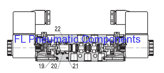 4V230E-08 Three Position Solenoid Valve