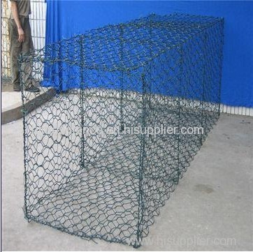 Gabion box allow free drainage of water through the structure