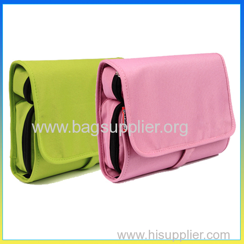 2014 fashion lady bag portable carrying nylon laundry bag