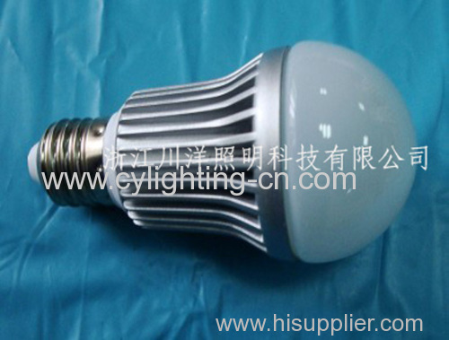 LED light bulb with aluminum body 5w