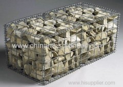 Hot-dipped galvanized welded wire mesh gabion anping factory