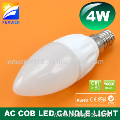 4W AC No driver LED candle light