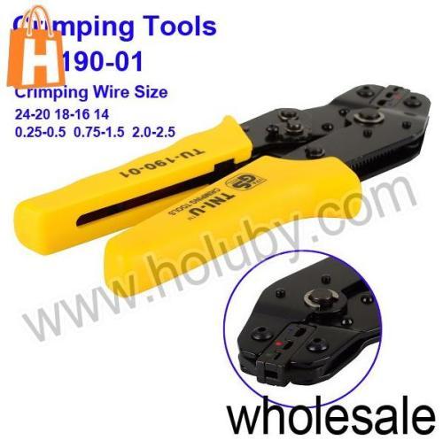 TU-190-01 Terminals TU Tool Crimping Tool Crimping Cable Cutter for 24-20 18-16 14AWG 0.25-0.5 0.75-1.5 2.0-2.5sq.mm