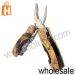 11x6.5cm 9 in 1 Super Sharp Stainless Steel Folding Multifunction Pliers Tool Kits(camouflage)